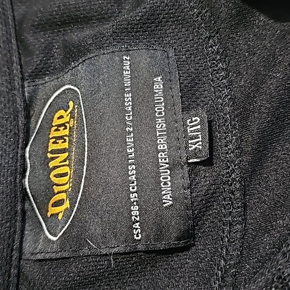 Pioneer XL black reflective class 1 level 2 storm master traffic short sleeve - Picture 6 of 7
